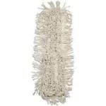 Disposable Looped White Dust Mop - 5" X 24" 12/Each