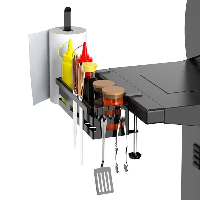 coobest Griddle Caddy for Blackstone 28"/36" Griddle Accessories with Paper Towel Holder & Knife Rack, Grill Accessories Space Saving Grill Tool