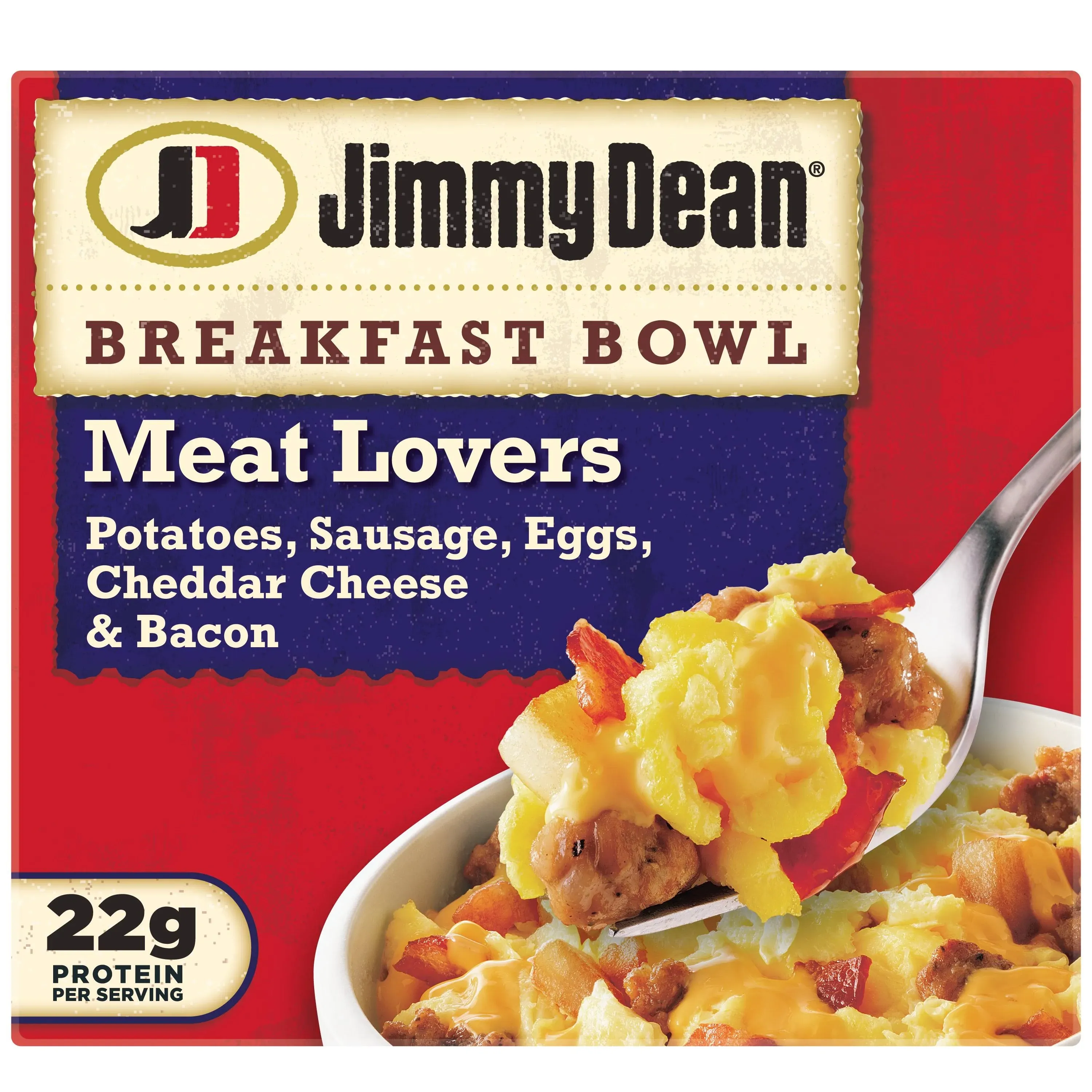 Jimmy Dean Breakfast Bowl, Meat Lovers - 7 oz