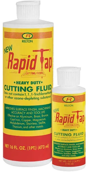 Relton 04Z-NRT-KIT Rapid Tap Cutting Fluid - Pint and 4oz Bottle Combo Pack