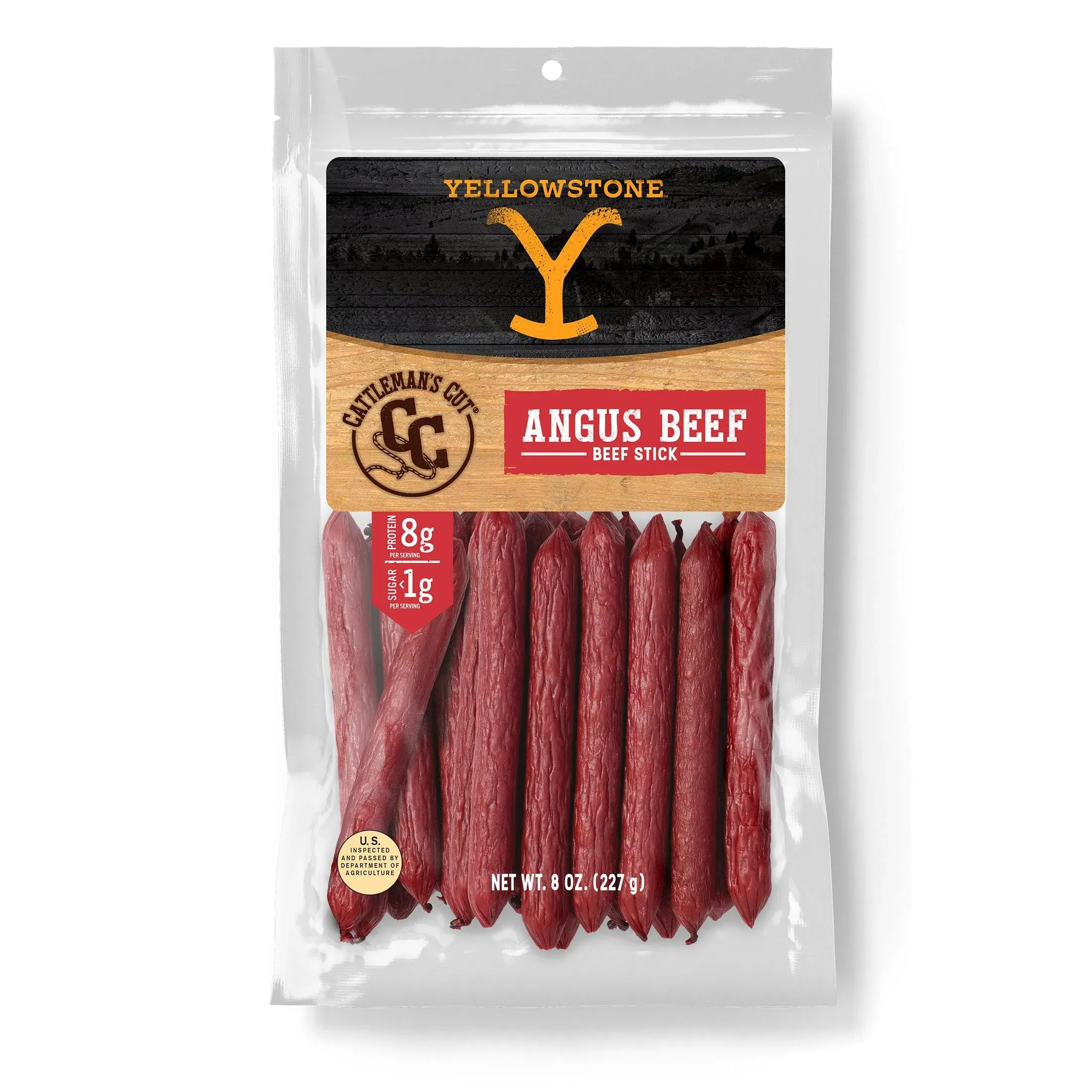 Cattleman's Cut Beef Stick, Angus Beef - 8 oz