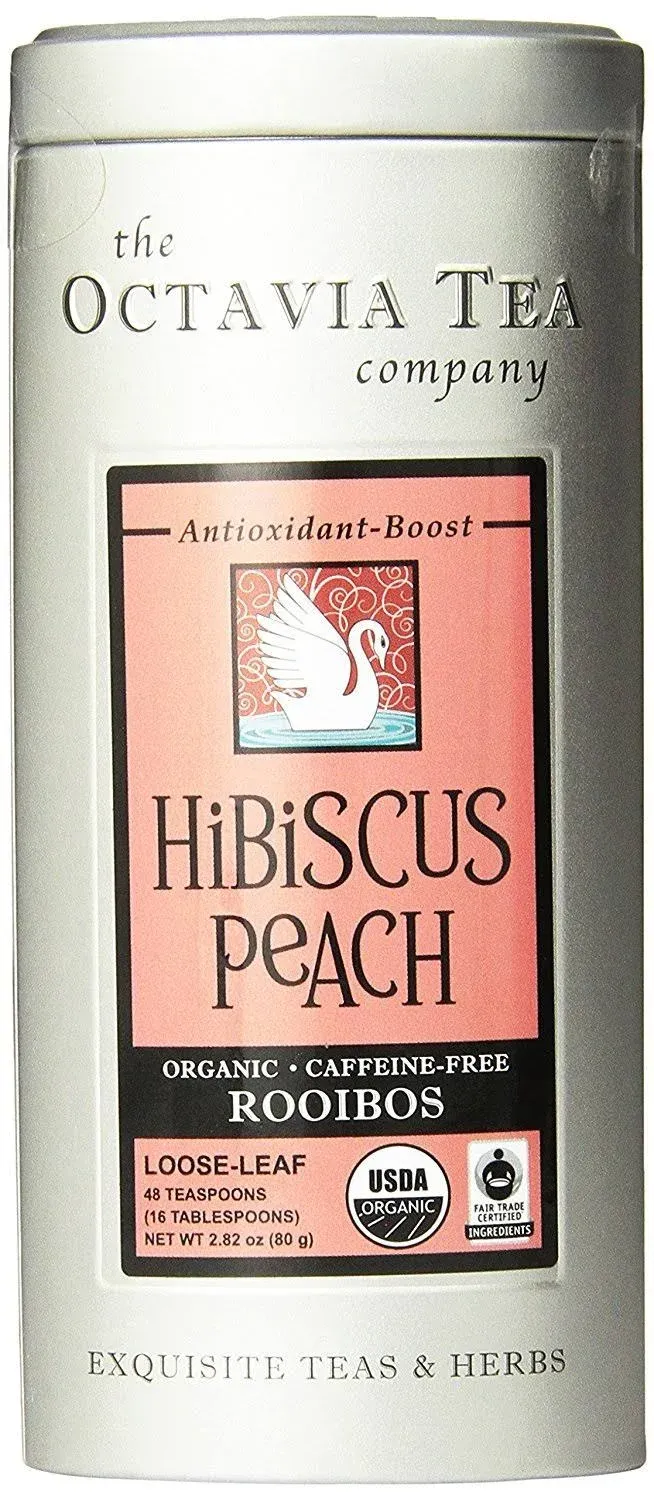 Octavia Tea Hibiscus Peach Organic Caffeine Free