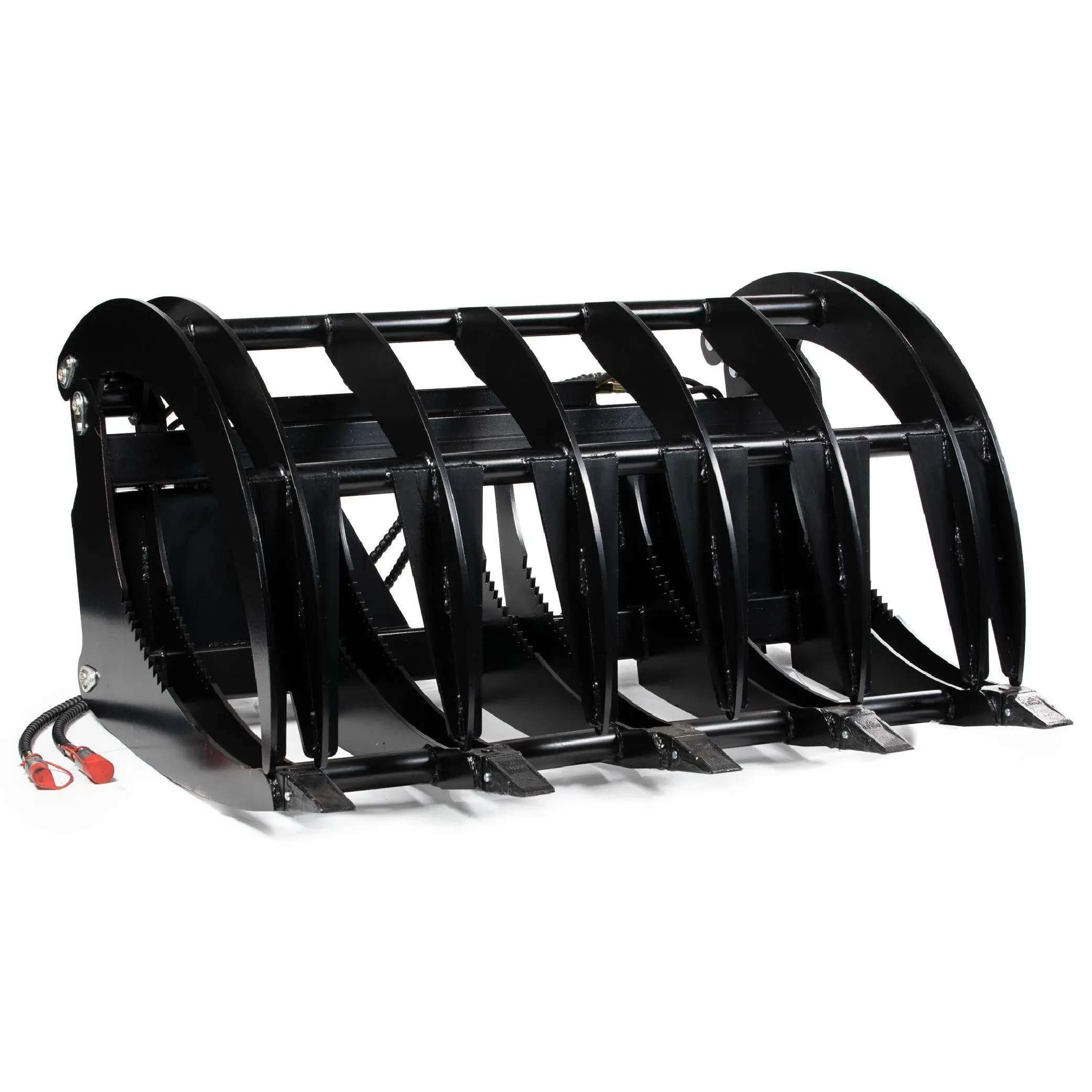 Titan Attachments 60" Extreme HD Root Grapple Rake Clamshell Attachment Bucket ...