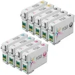 Bulk Set of 9 Ink Cartridges for Epson 126