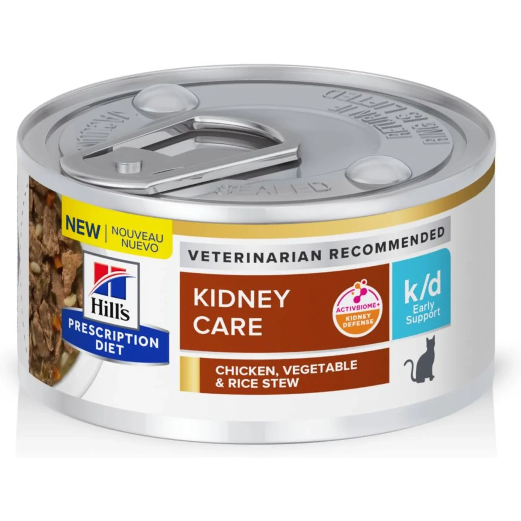 "Hill's Prescription Diet - k/d Kidney Care Feline Vegetable & Tuna Stew Canned Cat Food"