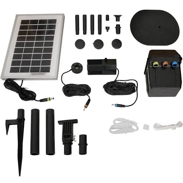 Sunnydaze Solar Pump and Solar Panel Kit