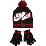 Jordan Youth Jumpman Pom Beanie & Glove Set | WSS