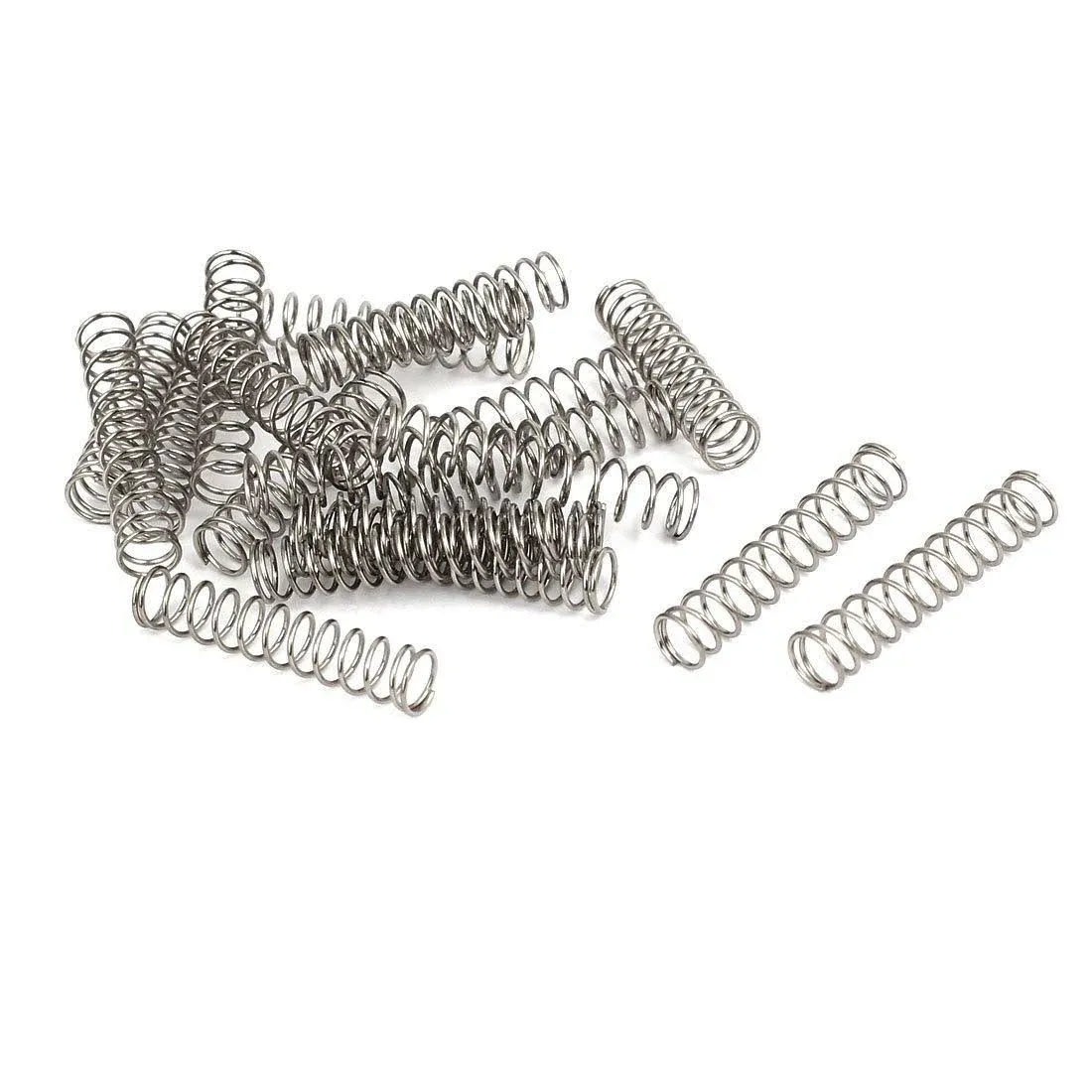 Uxcell 0.5mmx5mmx25mm 304 Stainless Steel Compression Springs 20pcs