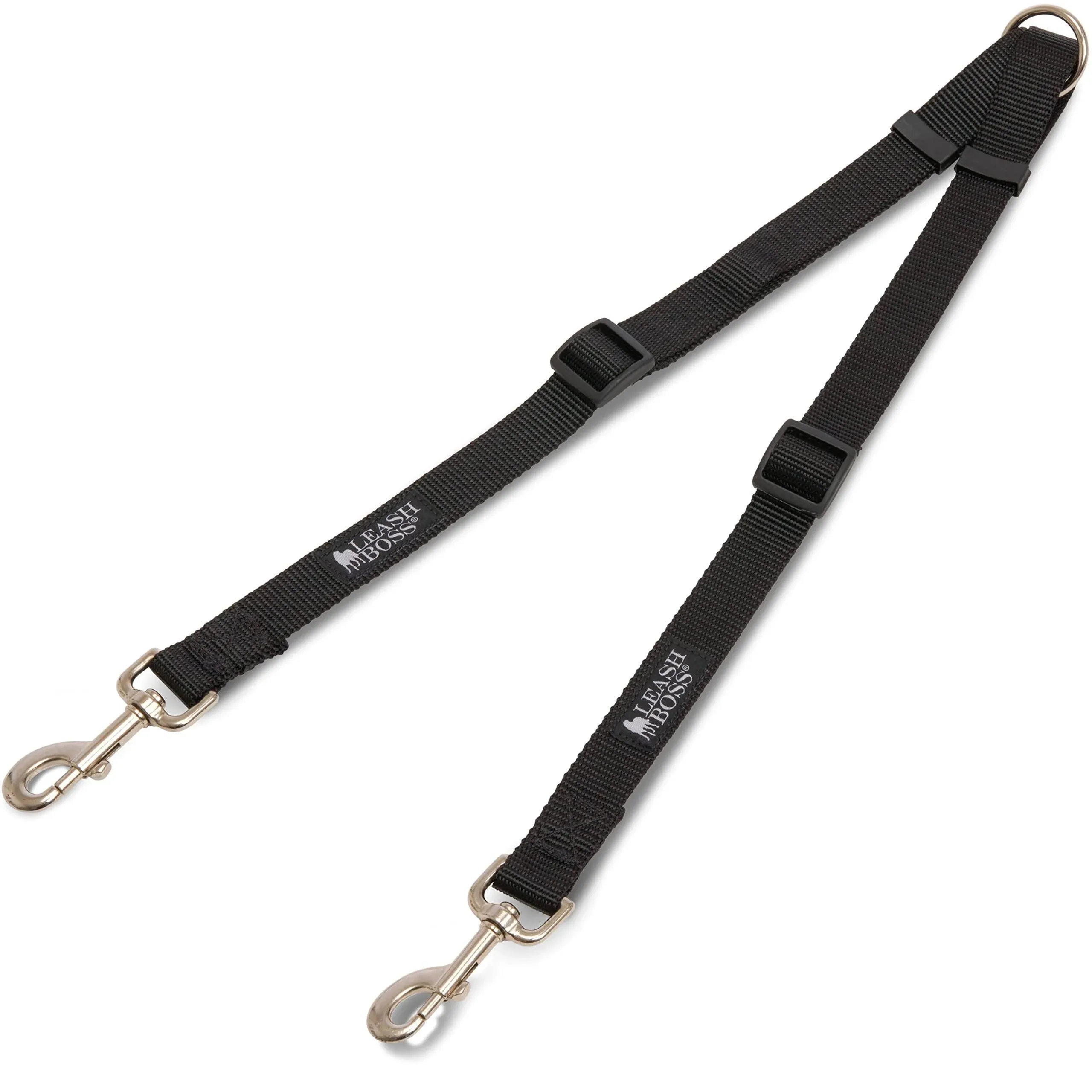 Leashboss Double Leash Coupler for Large Dogs - Choose Regular 11-20' or X-Long ...