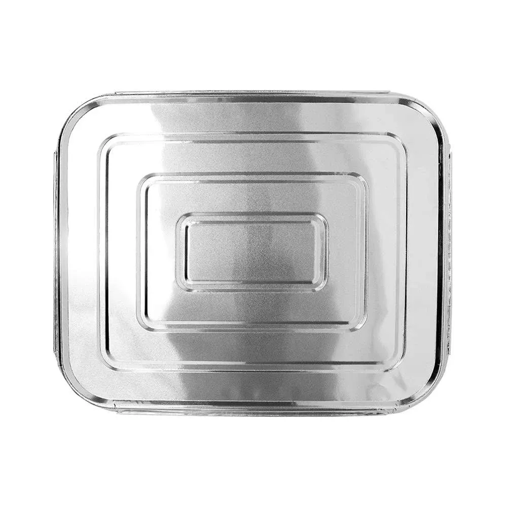 1/2 Size Foil Steam Table Pan Lids, PK100