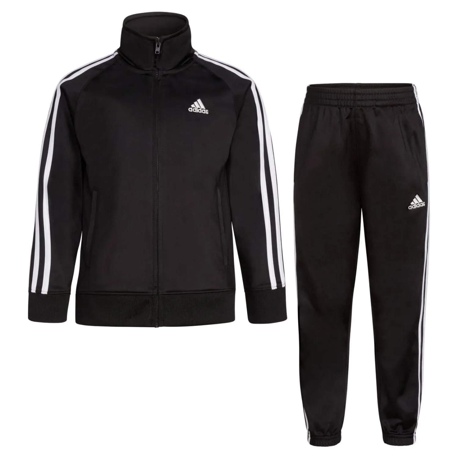 adidas boys Tricot Tracksuit Jacket Jogger Pant Set