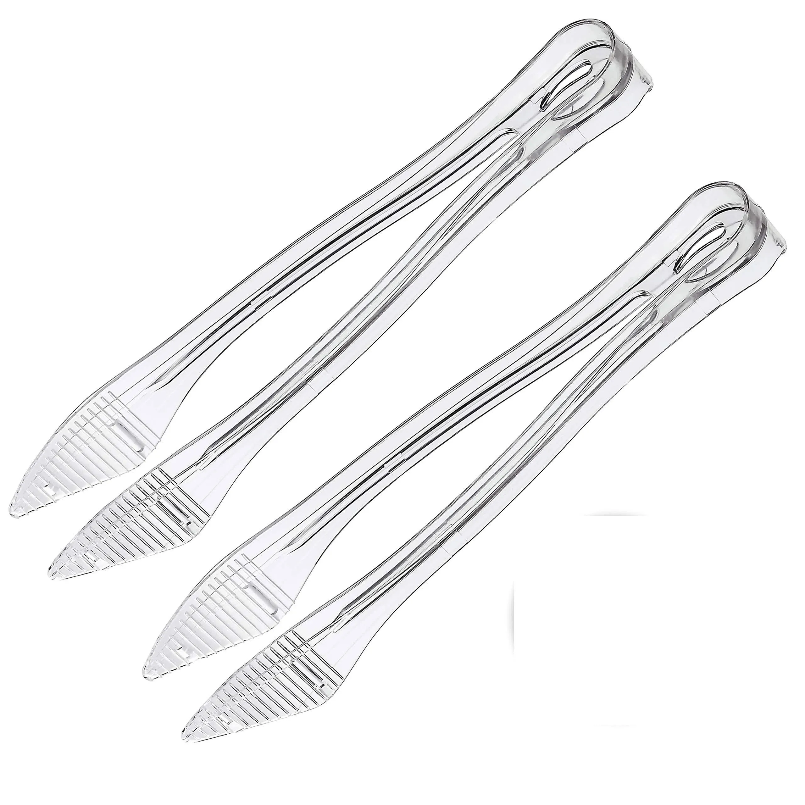 Disposable Plastic Serving Tongs Durable Heavy Duty Premium Serving Utensils Cle