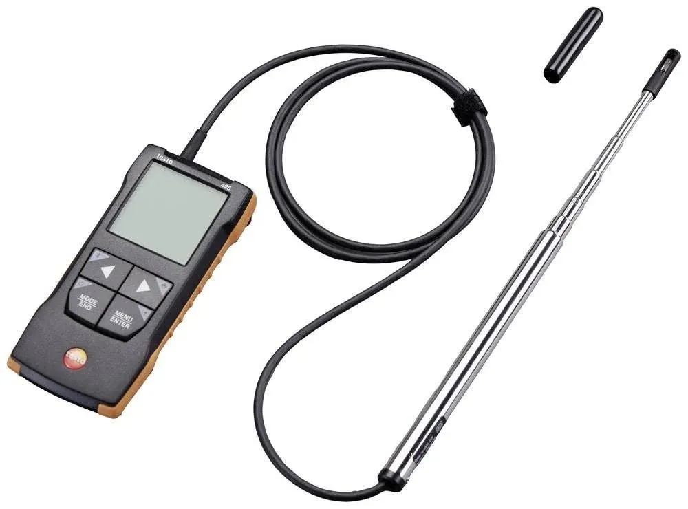 Testo 425 Digital Hot Wire Anemometer with App