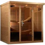 Golden Designs Monaco 6 Person Near Zero EMF Far Infrared Sauna (Canadian Hemlock)