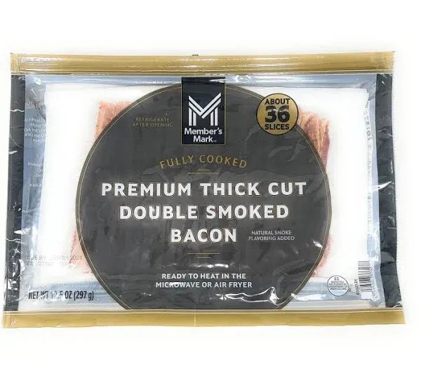 Member's Mark Double Smoked Premium Thick Cut Bacon - 10.5 oz