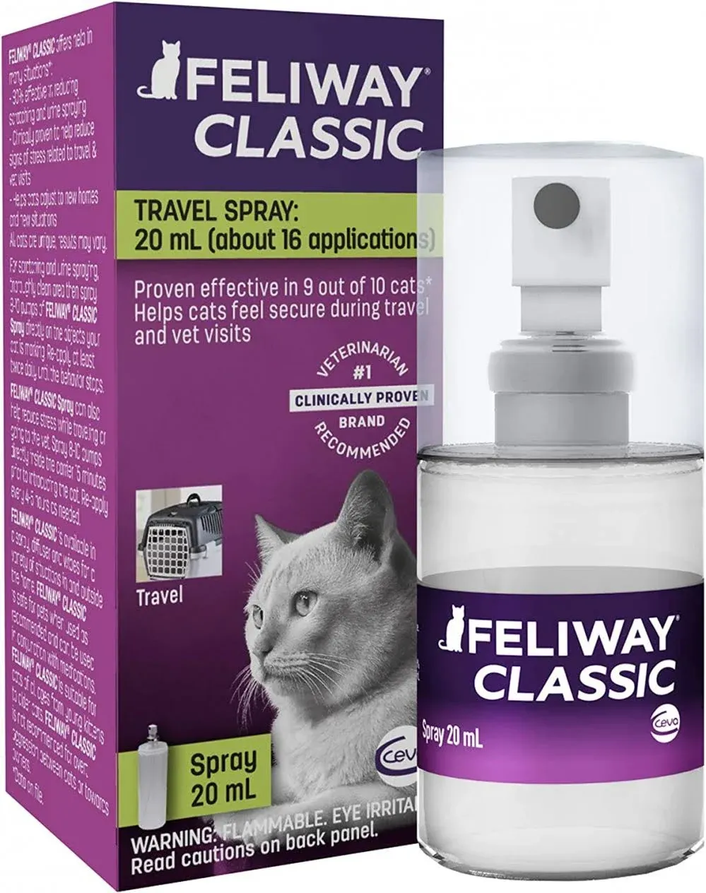 Feliway Animal Health 281020B 219ml Feliway Professional Spray, All sizes