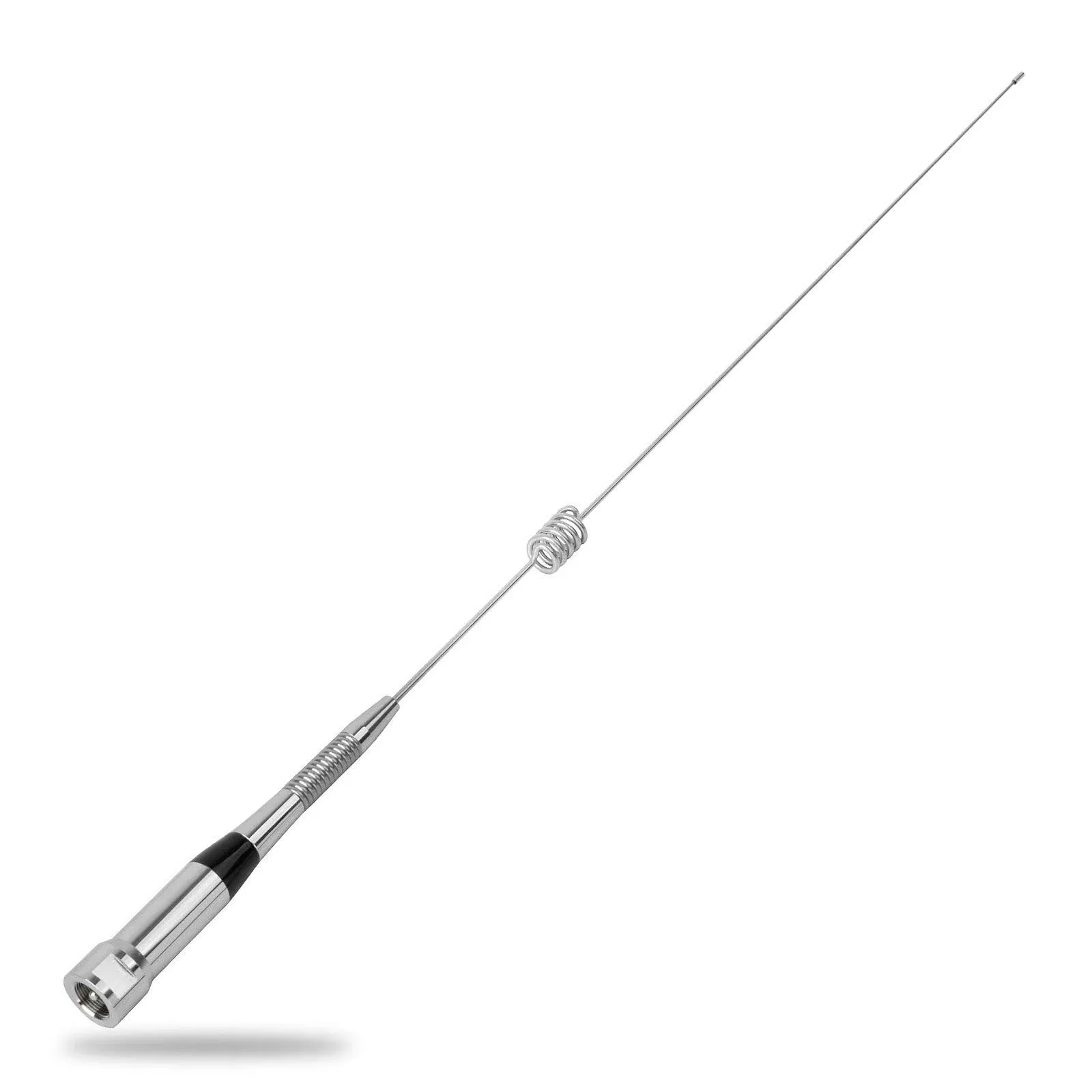 HYS TC-VUM10A 31inch 785mm Dual Band 144/430Mhz 2Meter 70cm 200W 3/5dBi Stainless Steel Mobile Antenna PL259 (UHF-Male) Connector for Yaesu Motorola Midland Icom Ham Mobile Radio Transceiver