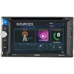 NEW Jensen CDR462 6.2&#034; Touchscreen 2-DIN AM/FM, CD, DVD, Bluetooth Radio