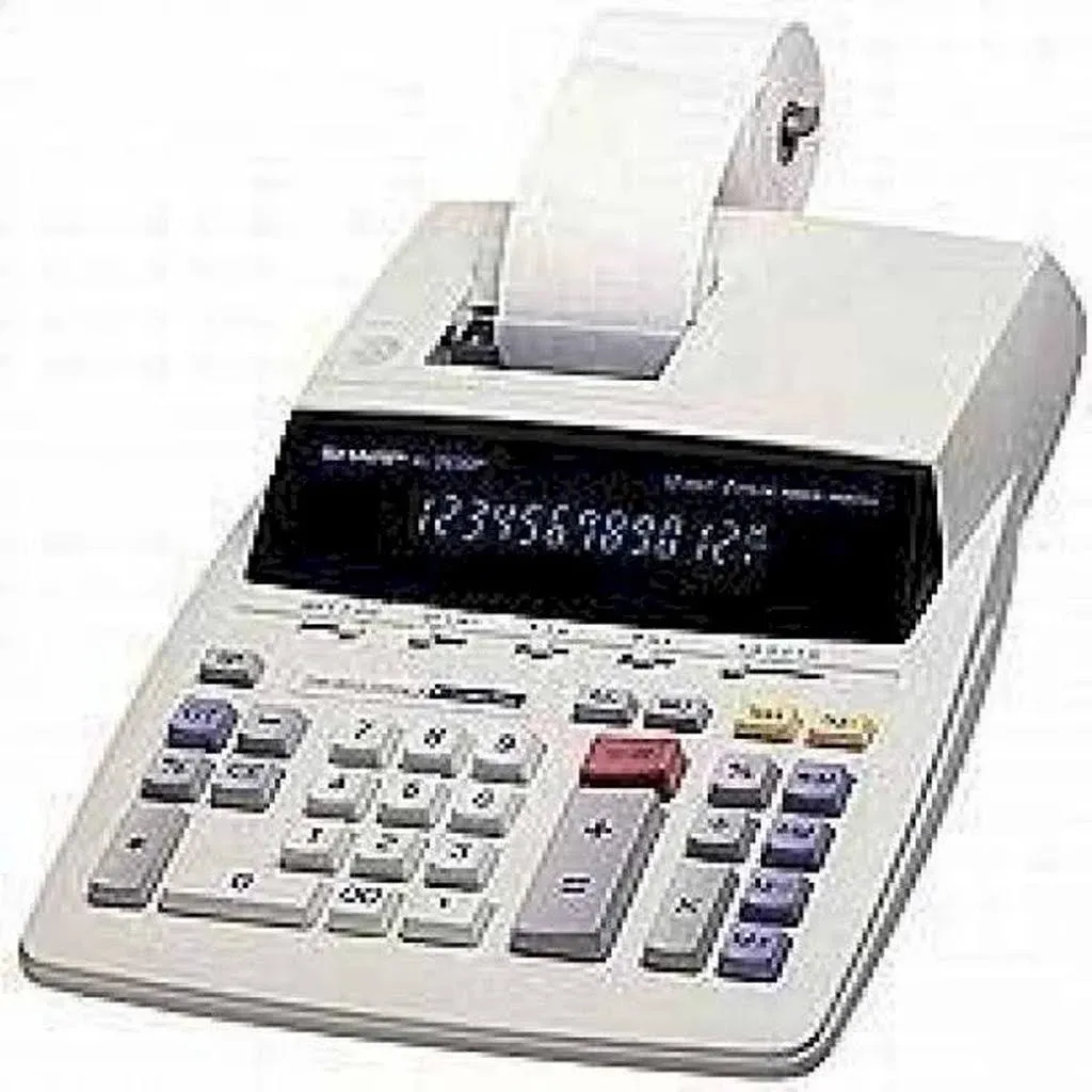 Sharp - EL2630PIII Two-color Printing Calculator,