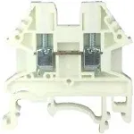 Dinkle White DK2 5n-we DIN Rail Terminal Block Screw Type UL 600V 20A 12-22AWG ...