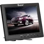 Eyoyo 8 Inch HDMI Monitor Small LCD Screen Mini Monitors 1024x768 4:3 TFT HD CCTV Security Display with Speakers HDMI VGA BNC AV Ypbpr Input for Computer PC Laptop RasPi Camera