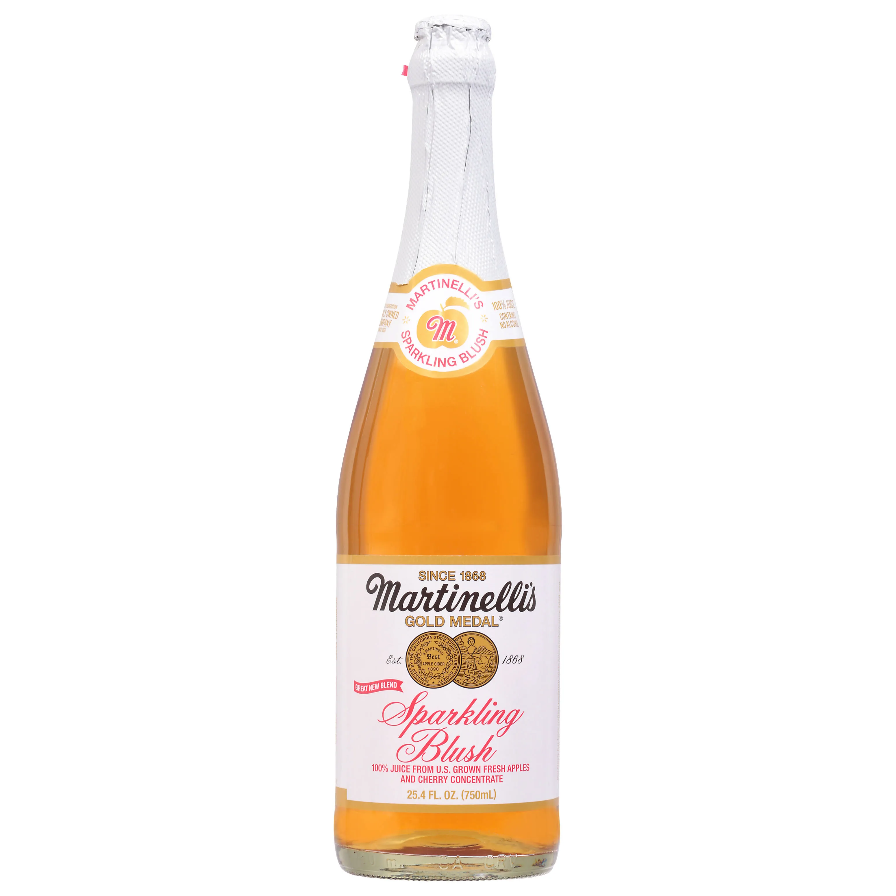 Martinelli's 100% Juice, Sparkling Blush - 25.4 fl oz