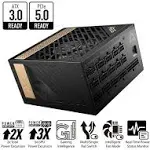 MSI 1300W MEG Ai1300 PCIE5 ATX 3.0 Power Supply