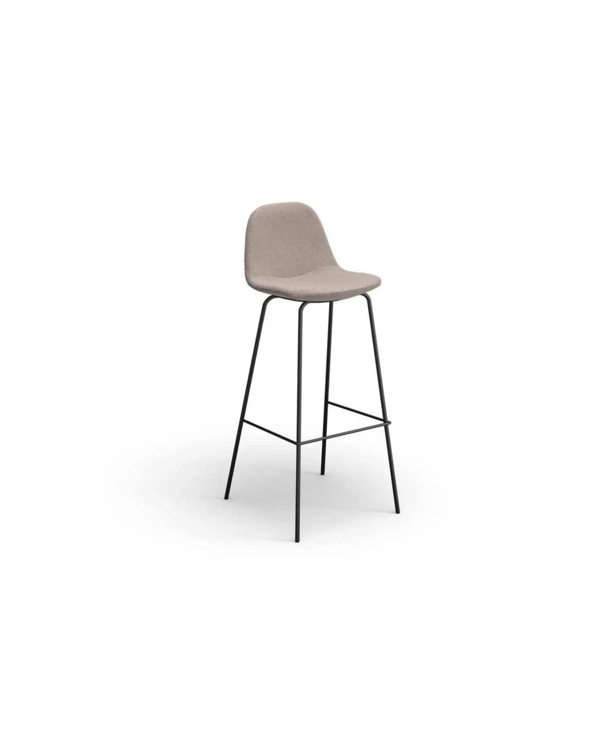 Inmod Sigfred Boucle Barstool (Set of 2) Grey