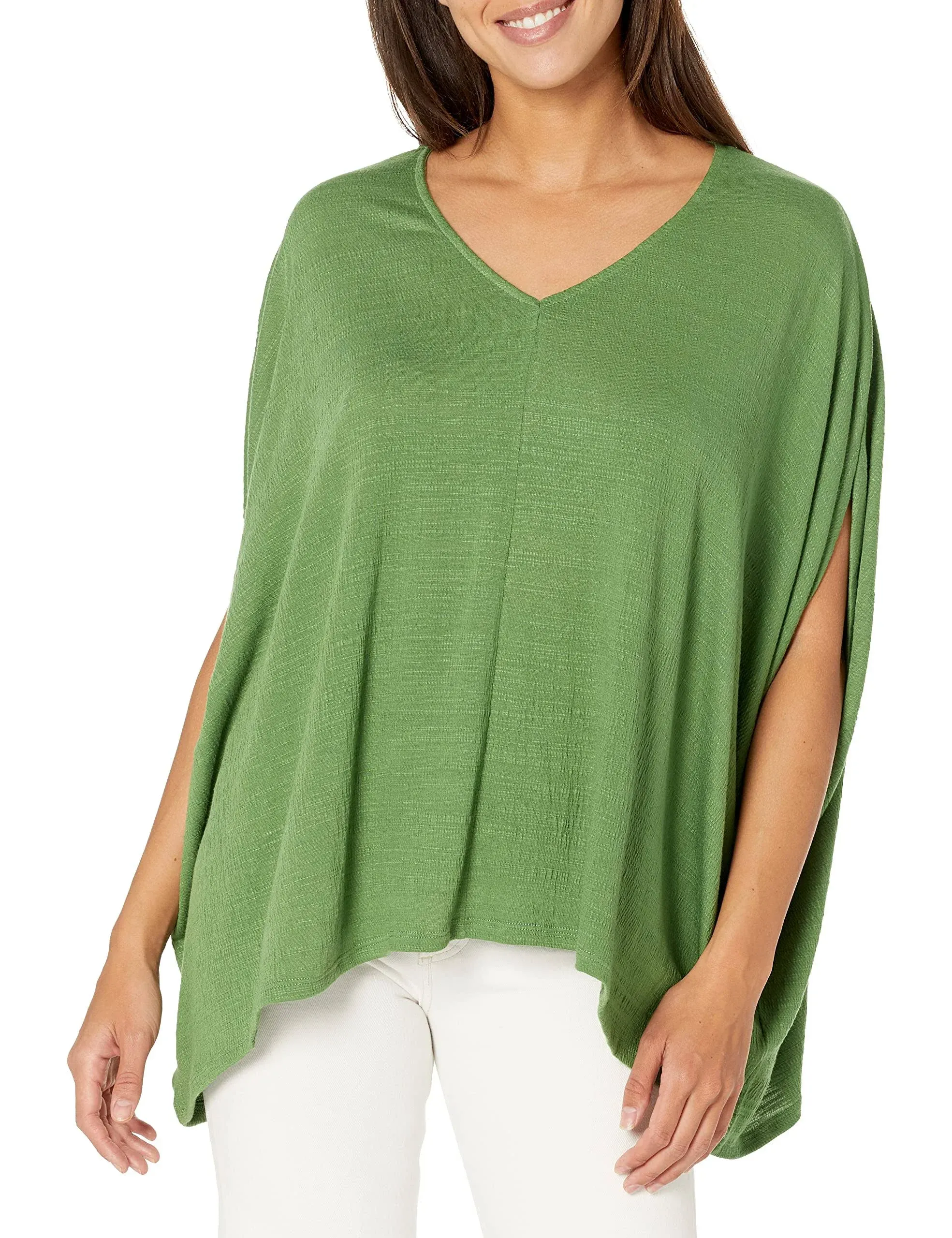 Laurie Felt Women's Oversized Knit Top with V-Neck