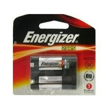 Energizer EL2CR5 6V Volt Lithium Battery Carded "2020" Date (Pack of 1)