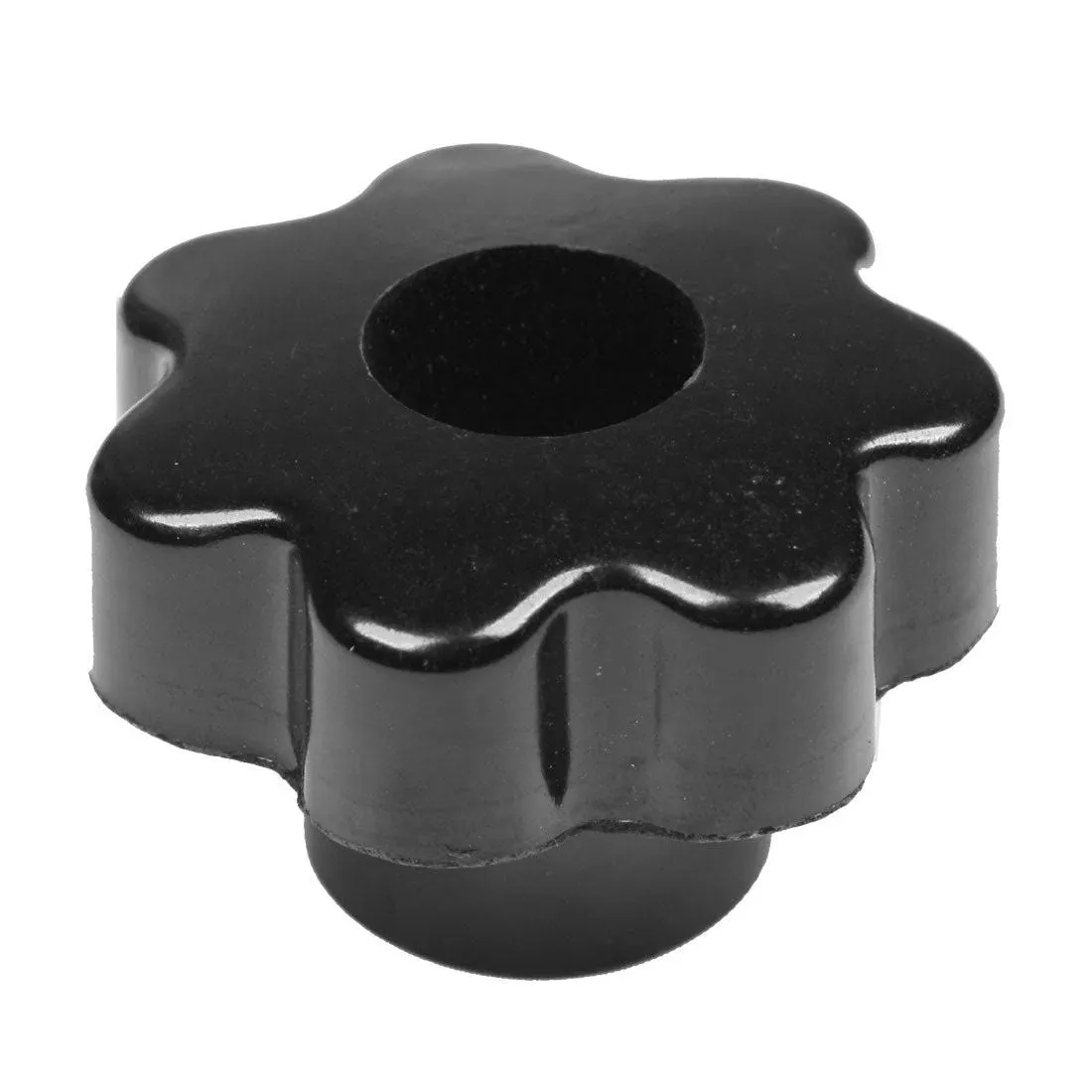 Uxcell a12123100ux0033 M8 50 mm Diameter Thread Black Plastic Star Head Clamping ...