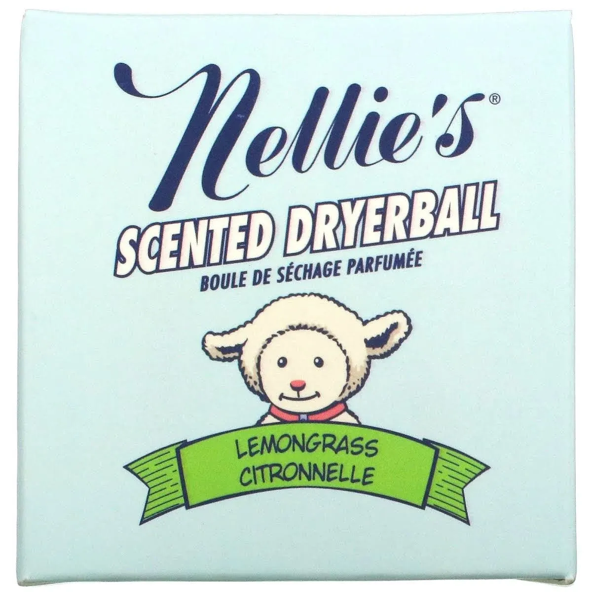 Scented Wool Dryerball Lemongrass Wipes