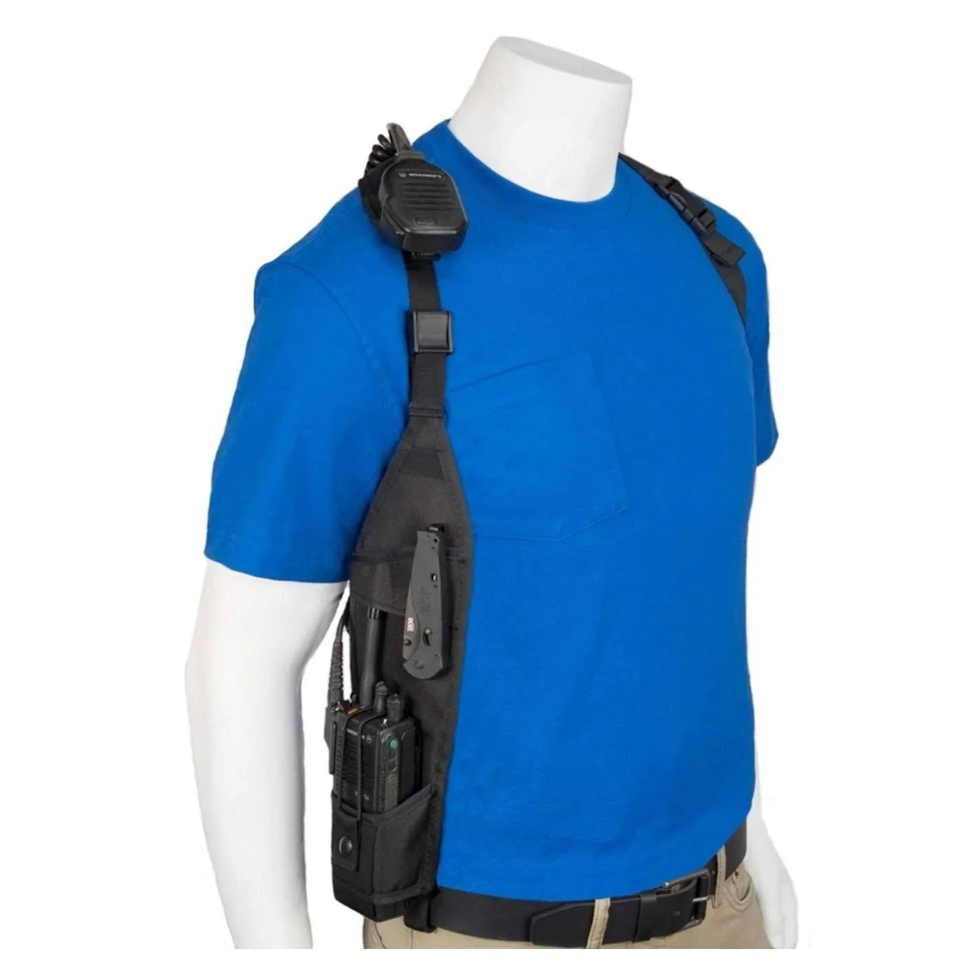 Holsterguy USH-300R Universal Right Side Radio Shoulder Holster Chest Harness ...