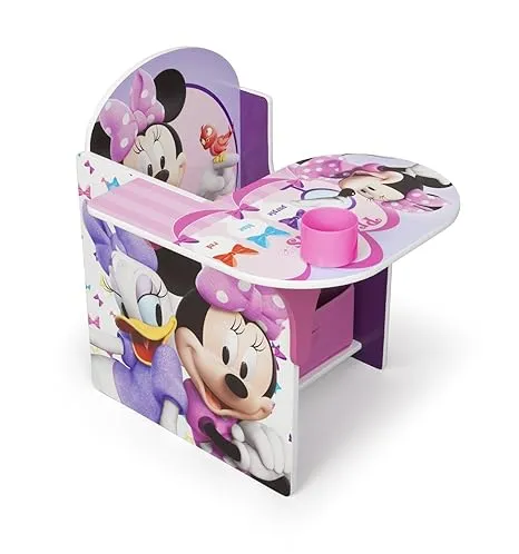 Delta Children Chair Desk With Storage Bin, Disney Minnie Mouse