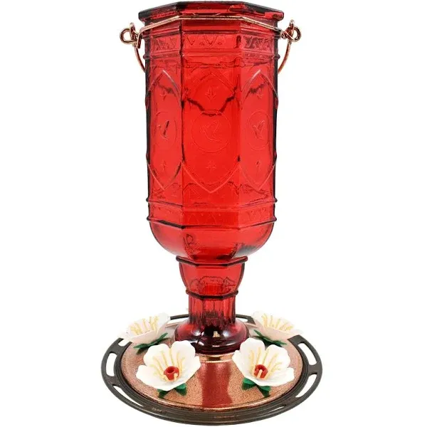 More Birds Jewel Hummingbird Feeder Red