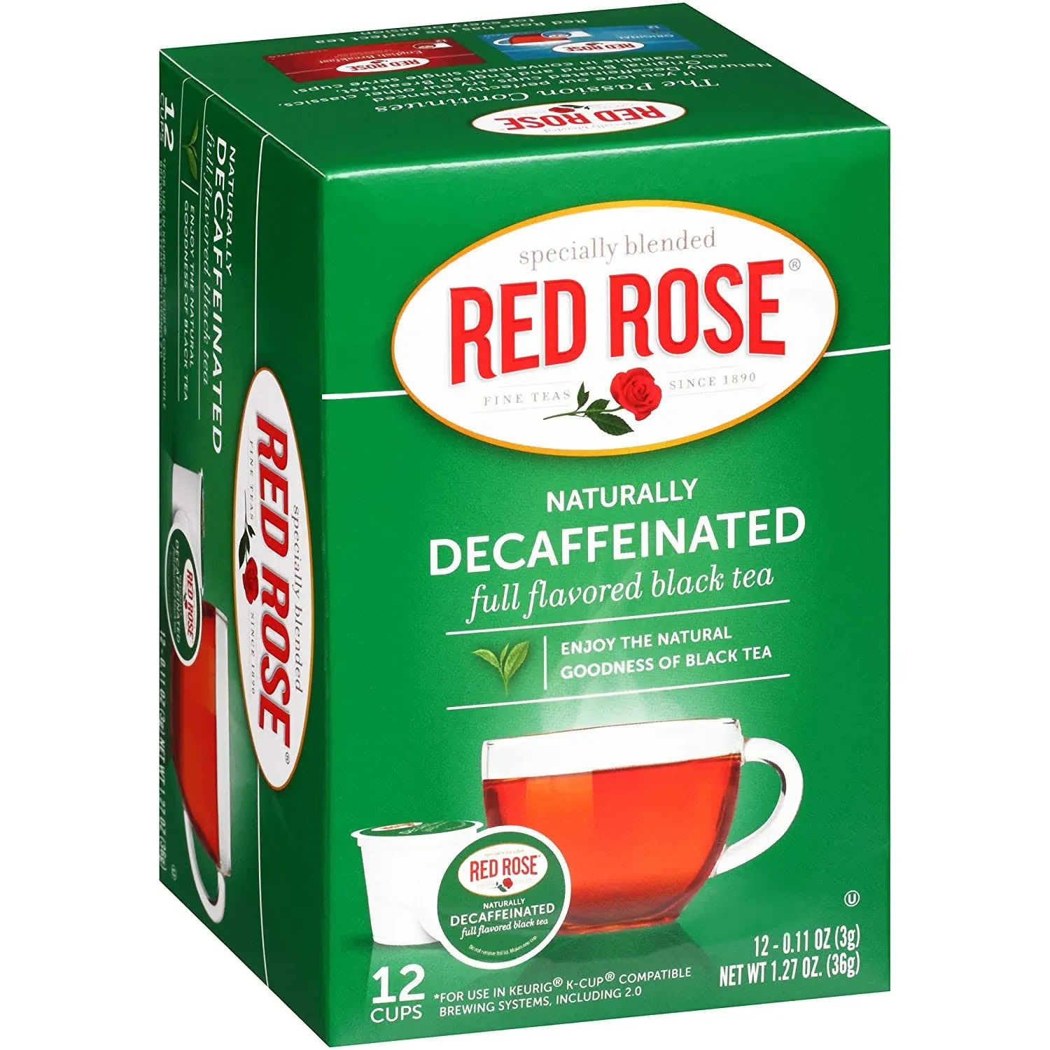 Naturally Decaffeinated Black Tea Specially Blended Strong Black Tea 12