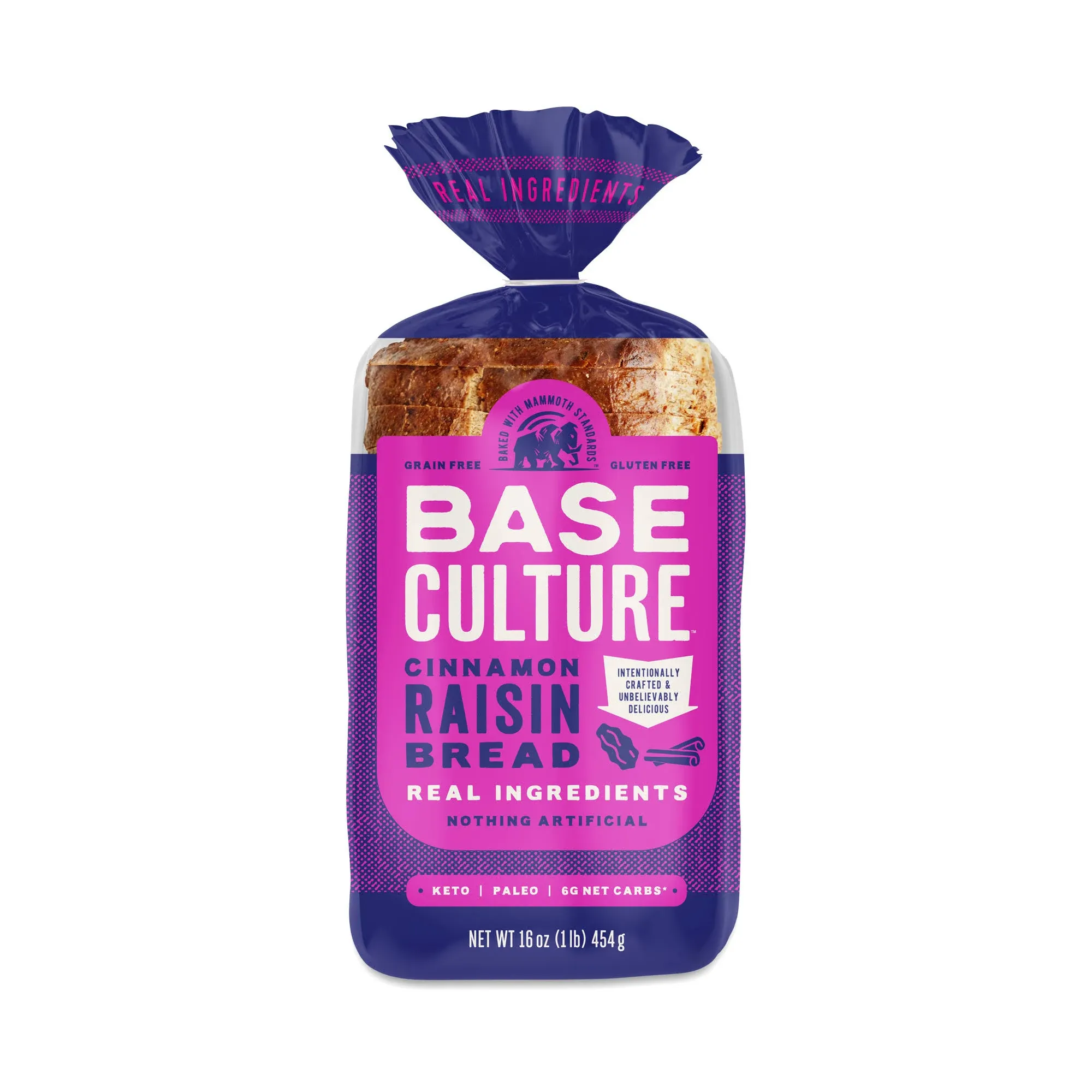 Base Culture Bread Cinnamon Raisin 16 Ounces