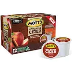 Mott's Hot Apple Cider, Keurig Single-Serve K-Cup Pods, 12 Count