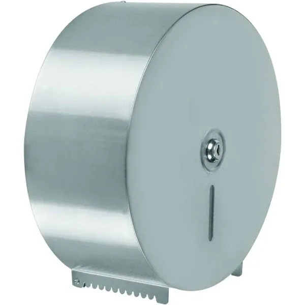 Thunder Group SLTD301 Jumbo-Roll Toilet Tissue Dispenser, Single, 18/8 Stainless ...