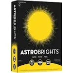 Astrobrights Copy Paper, 8.5" x 11", Solar Yellow - 500 pack