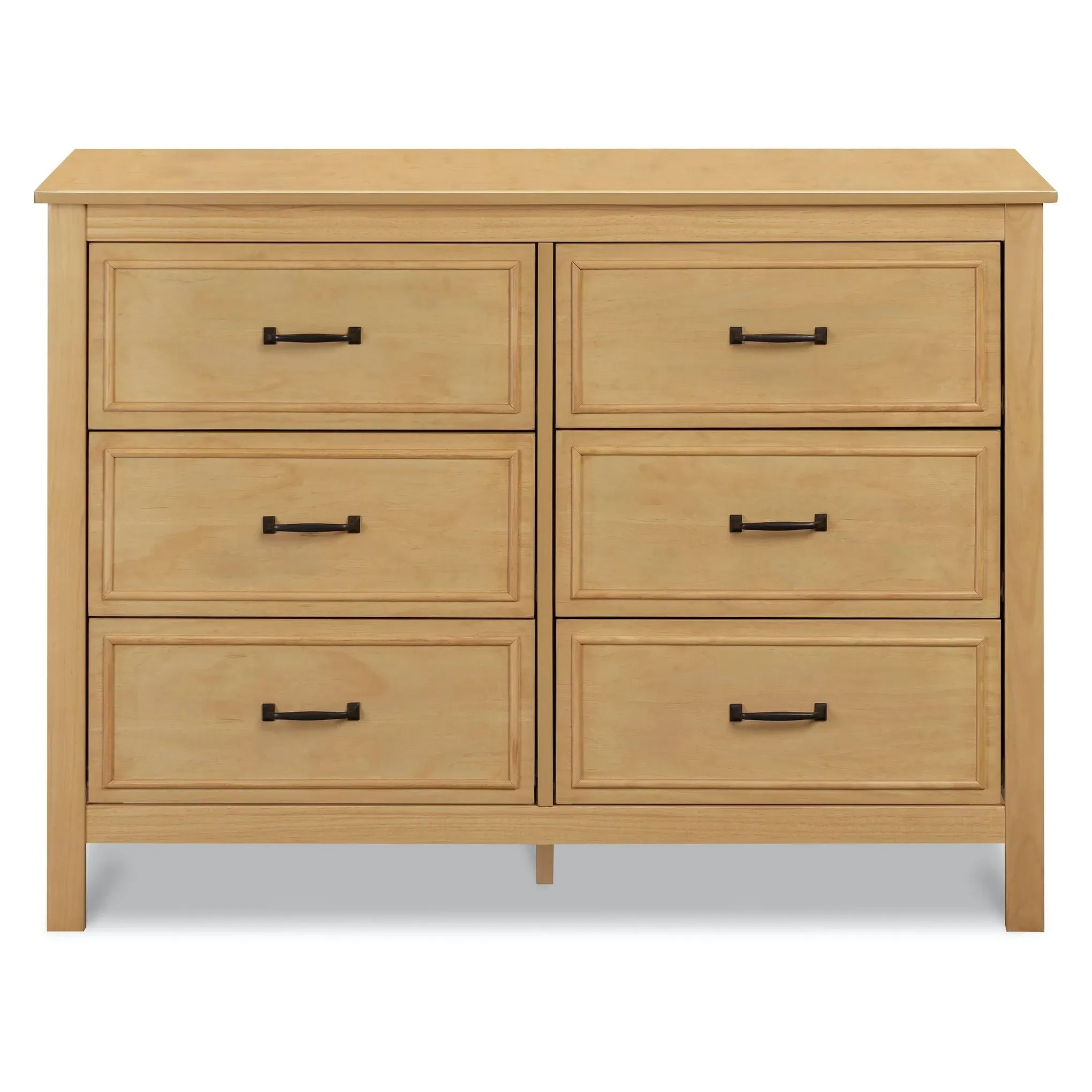 DaVinci Charlie 6-Drawer Double Dresser - Honey