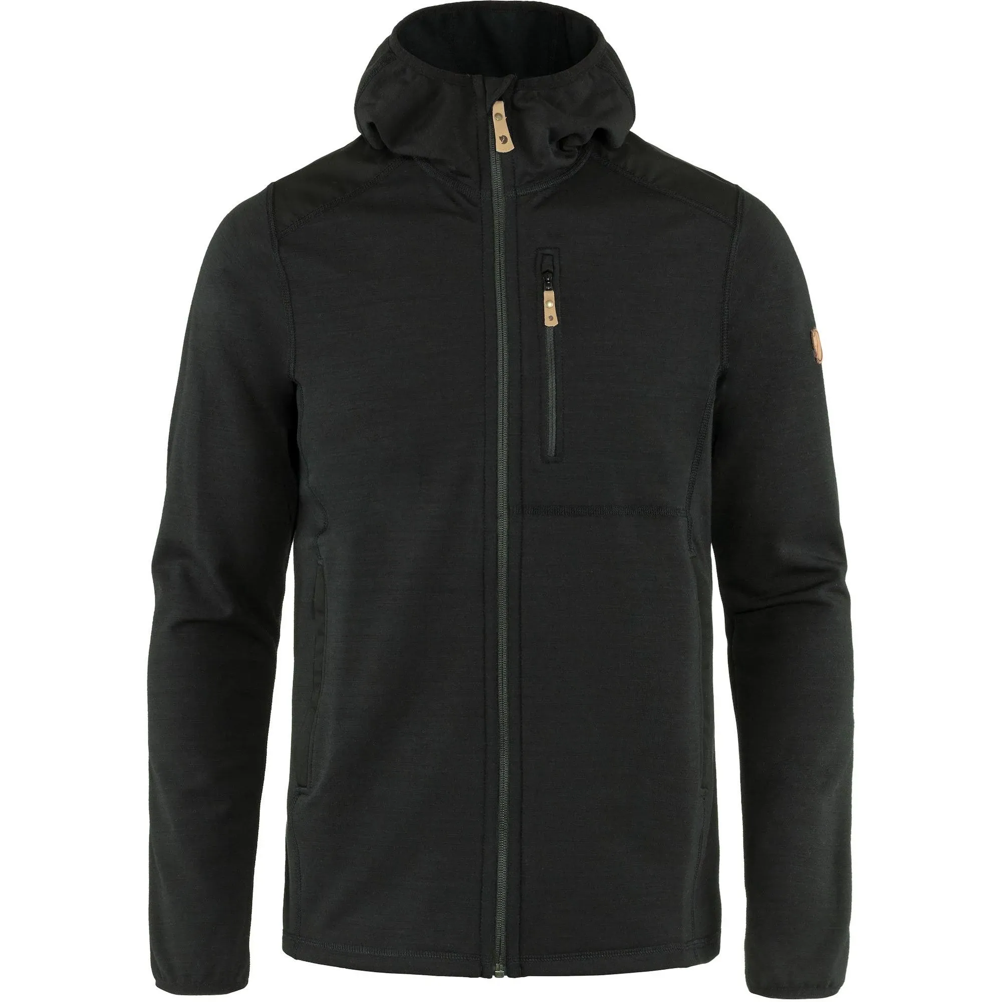 Fjallraven Keb Fleece Hoodie - Men&s Black, M