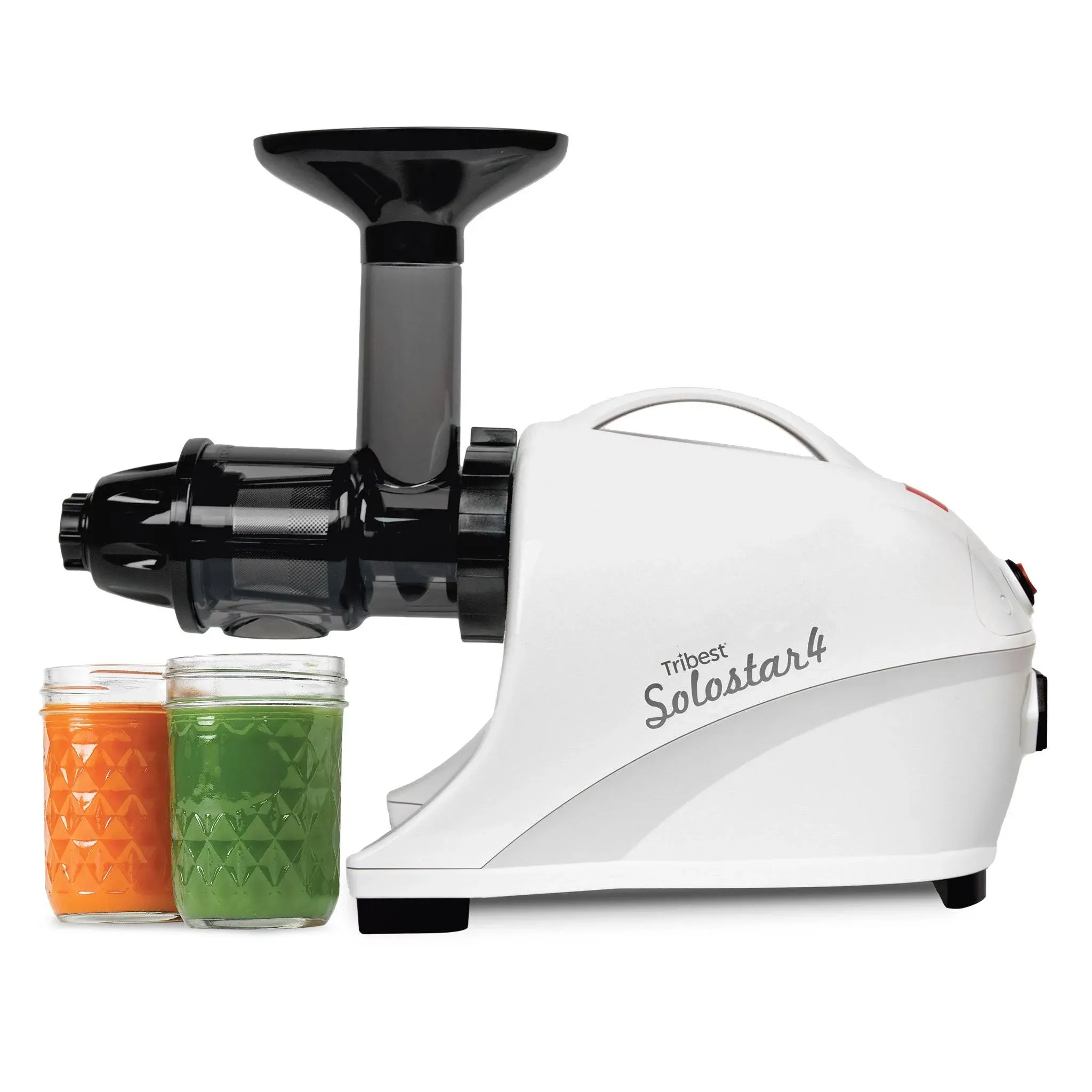 Tribest Solostar 4 Horizontal Slow Masticating Juicer - White