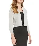 Calvin Klein Lurex Metallic Shrug Silver