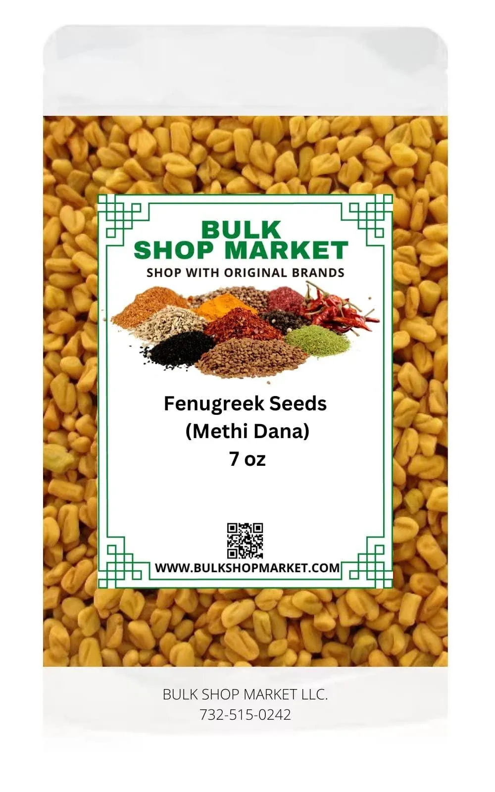 Fenugreek Seed 7 oz Spice by Bulkshopmarket