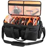 DJ Cable File Bag, Detachable Padded Bottom and Adjustable Dividers, Stores M...