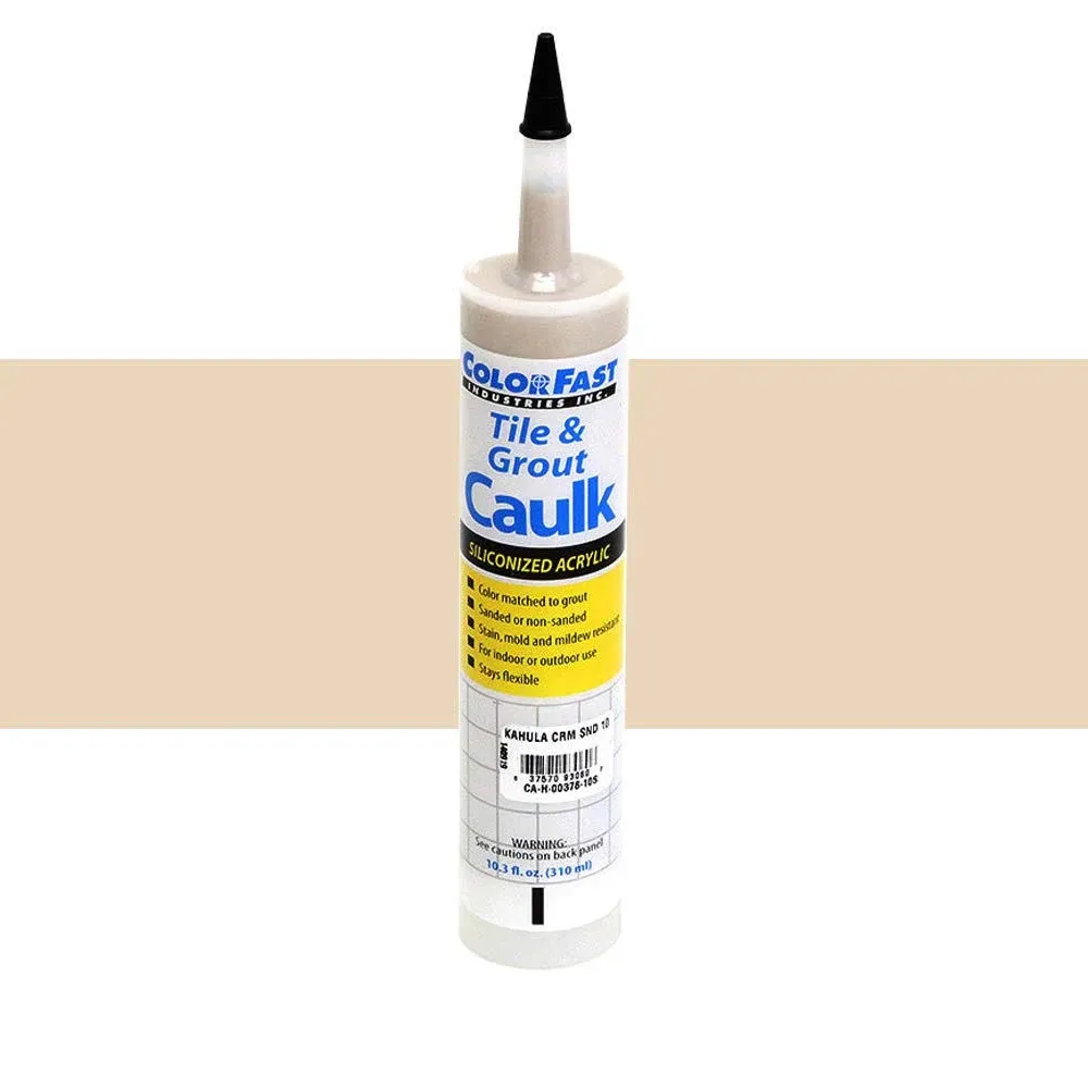 Hydroment Color Matched Caulk by Colorfast (Unsanded) (H158 Classic Bone)