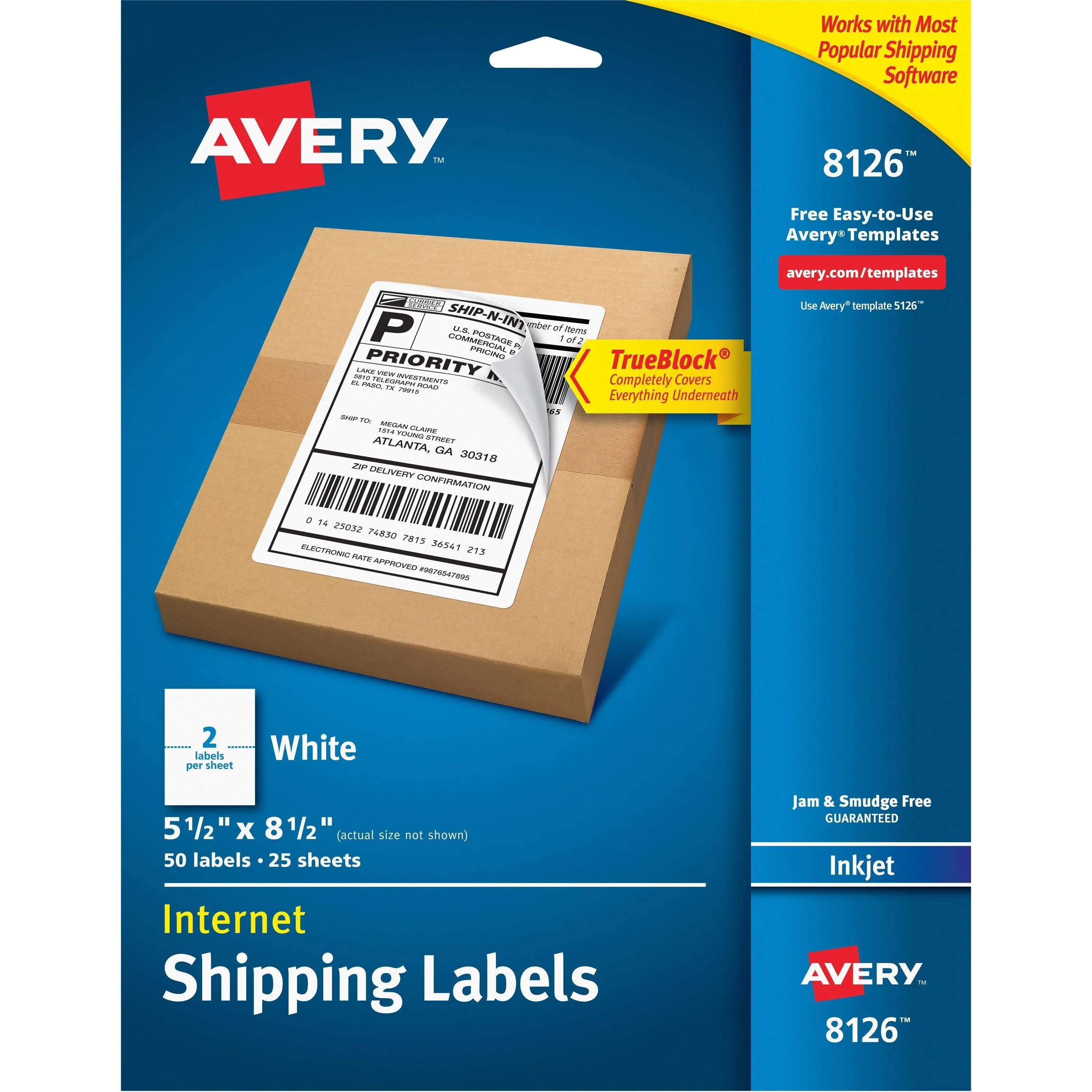 Avery Inkjet Shipping Labels