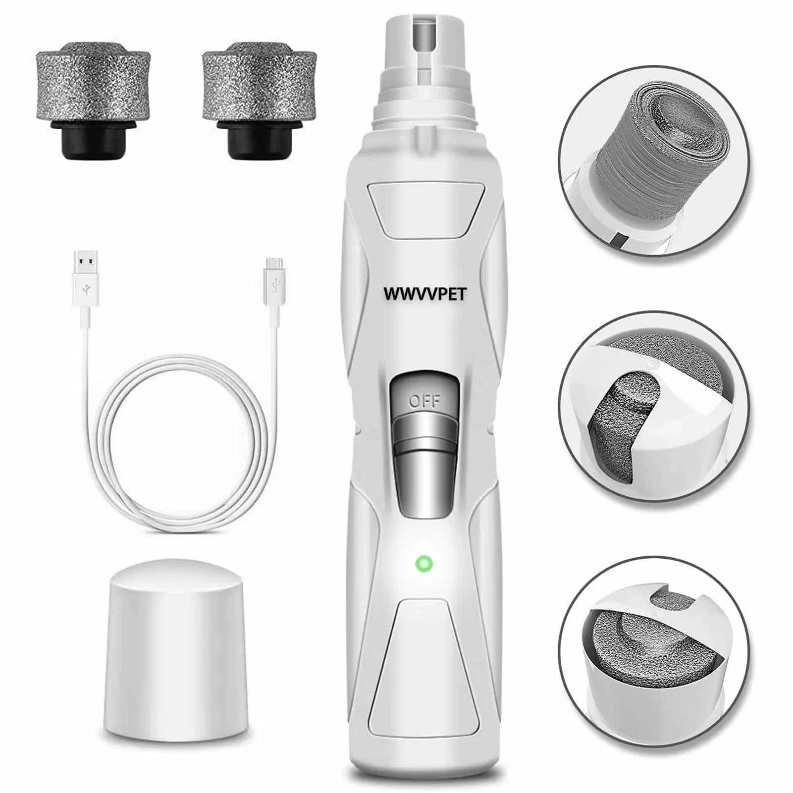 WWVV Pet Nail Grinder