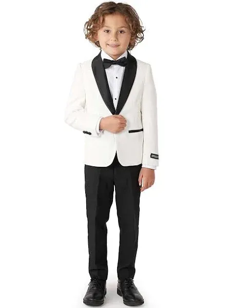 OppoSuits Boys Tuxedo - Pearly White - Size: 2